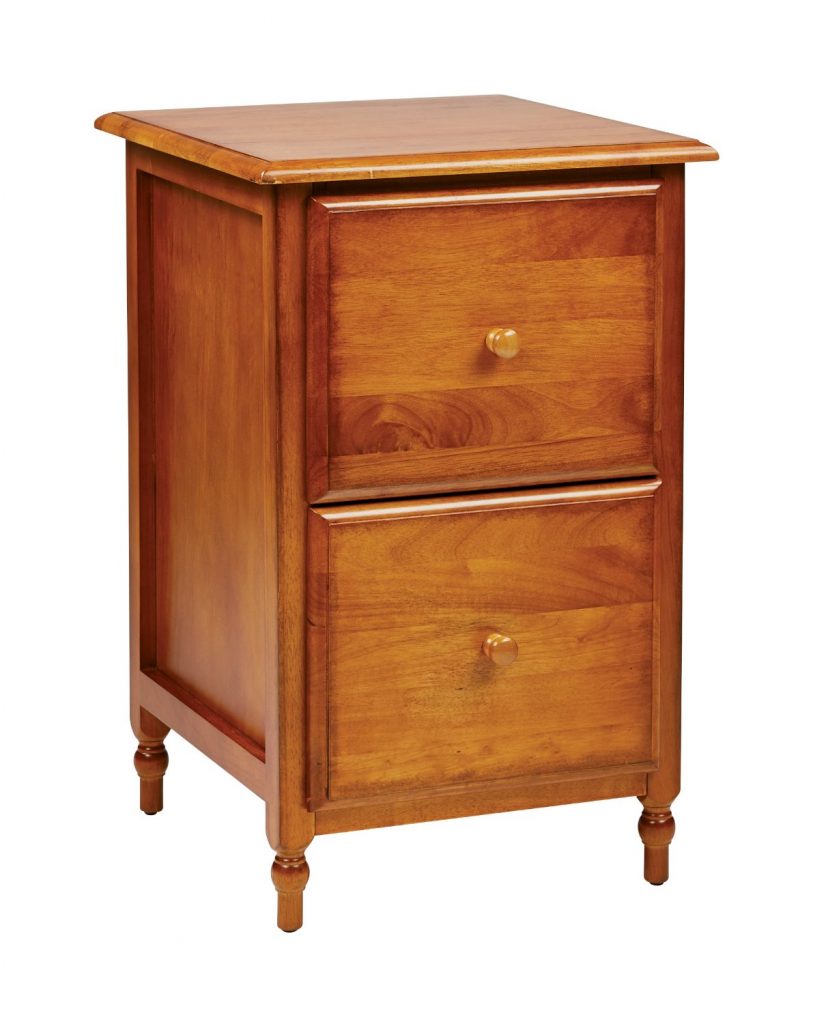 2 drawer file cabinet cherry