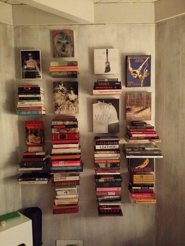 invisible wall bookshelf small