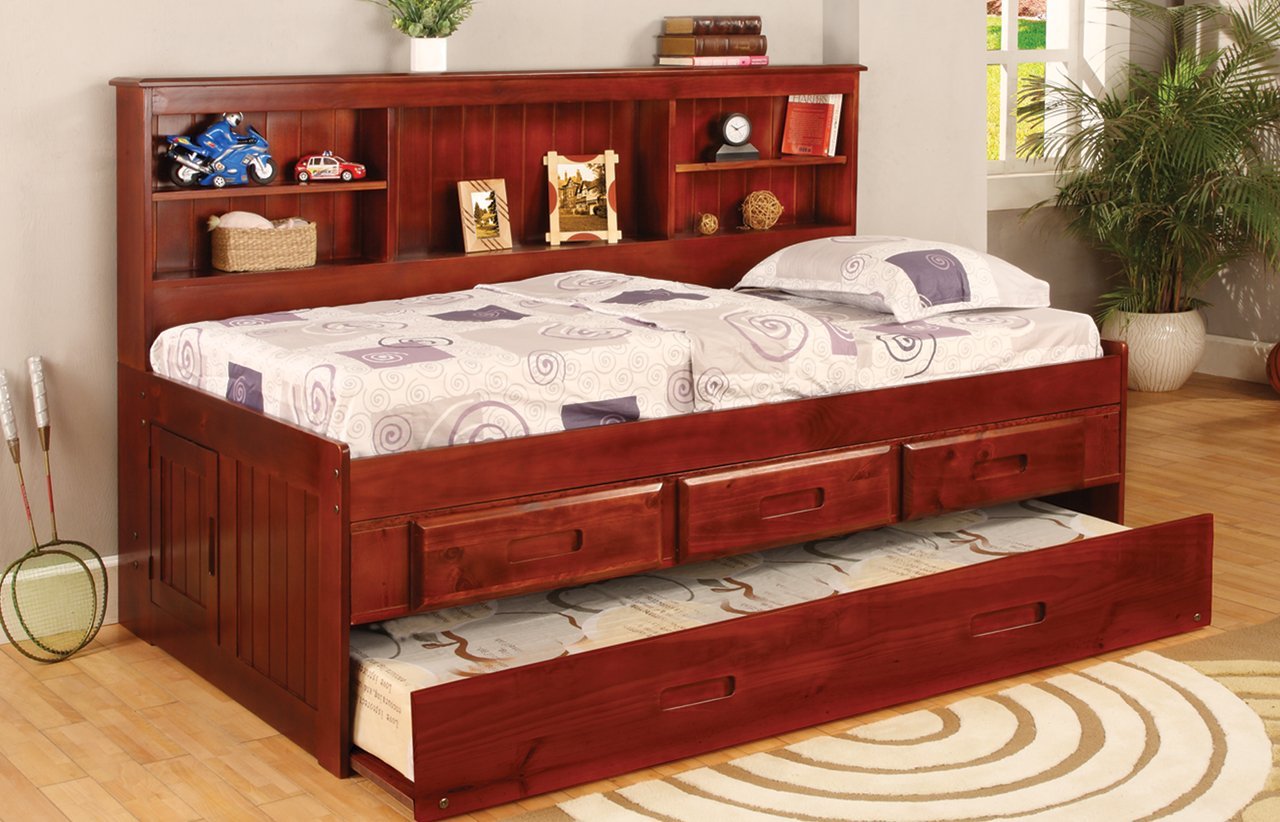 10 Best Daybed Bookcases With Storage, Full Size Daybed With Trundle And Bookcase