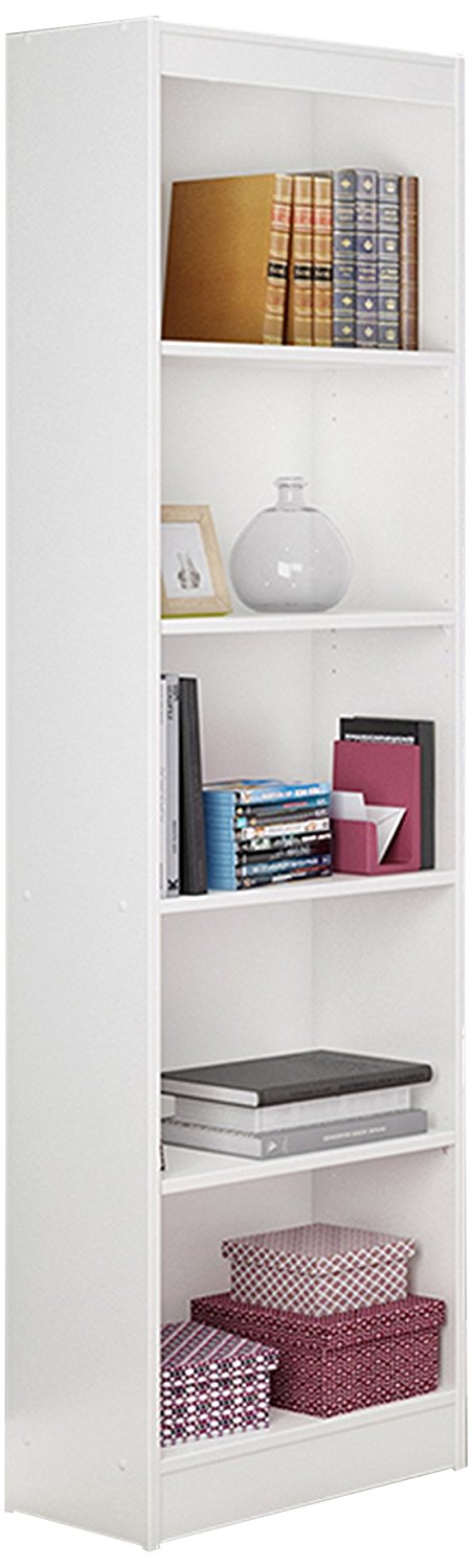 Narrow Bookshelf And Bookcase Collection, Tall Narrow White Bookcase With Doors And Windows