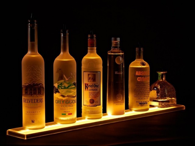LED Bar Shelves
