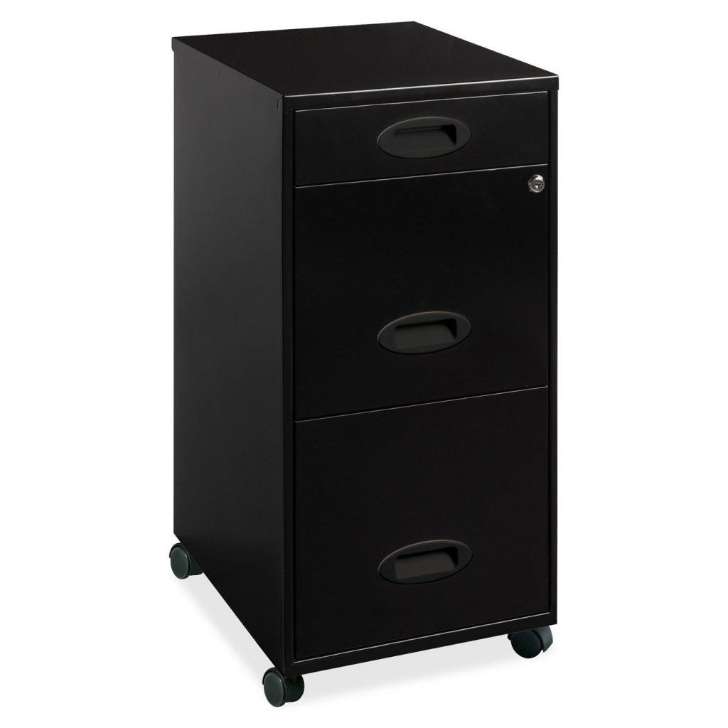 Rolling file cabinet 3 drawer